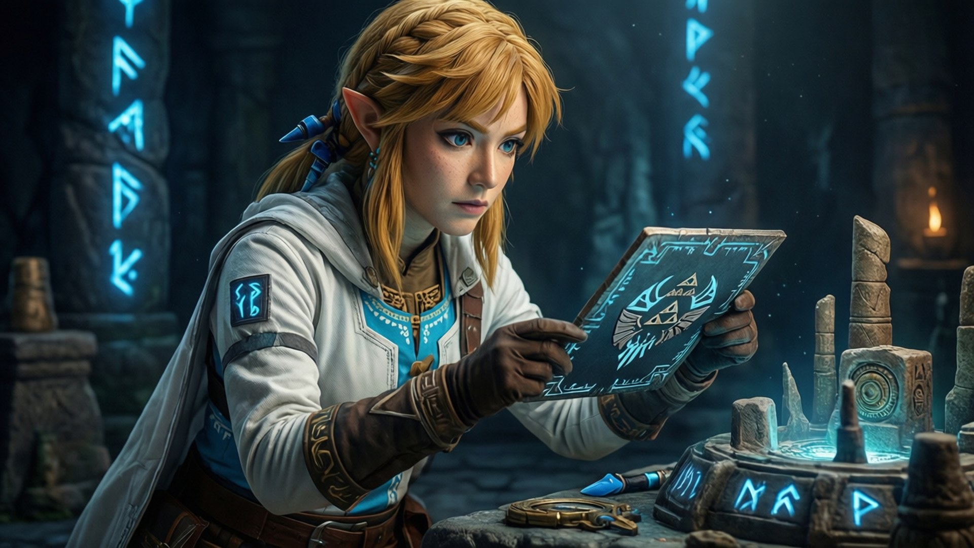 Zelda ang Mananaliksik Wallpaper