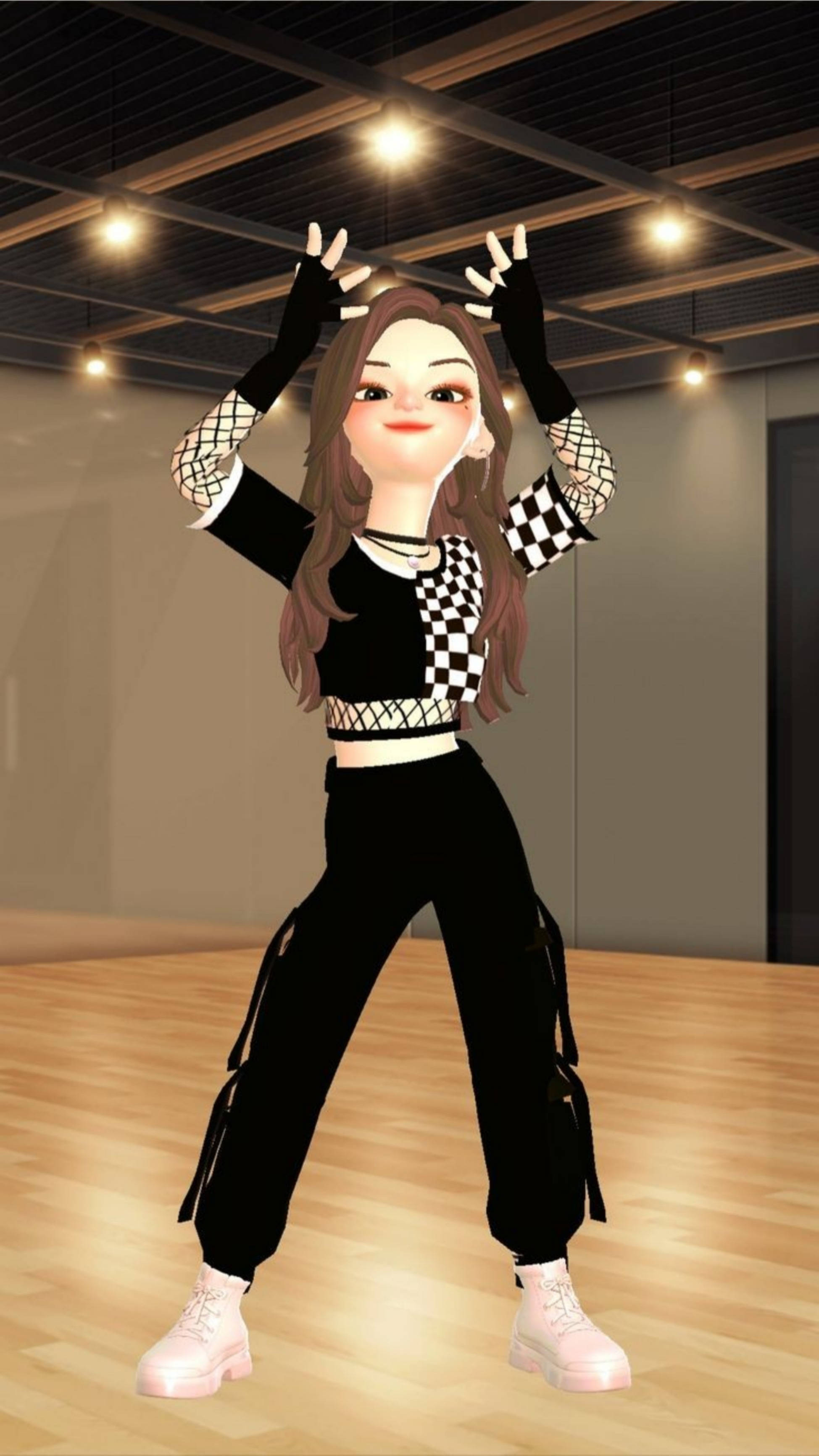 Zepeto Astig na Sumasayaw na Babae Wallpaper