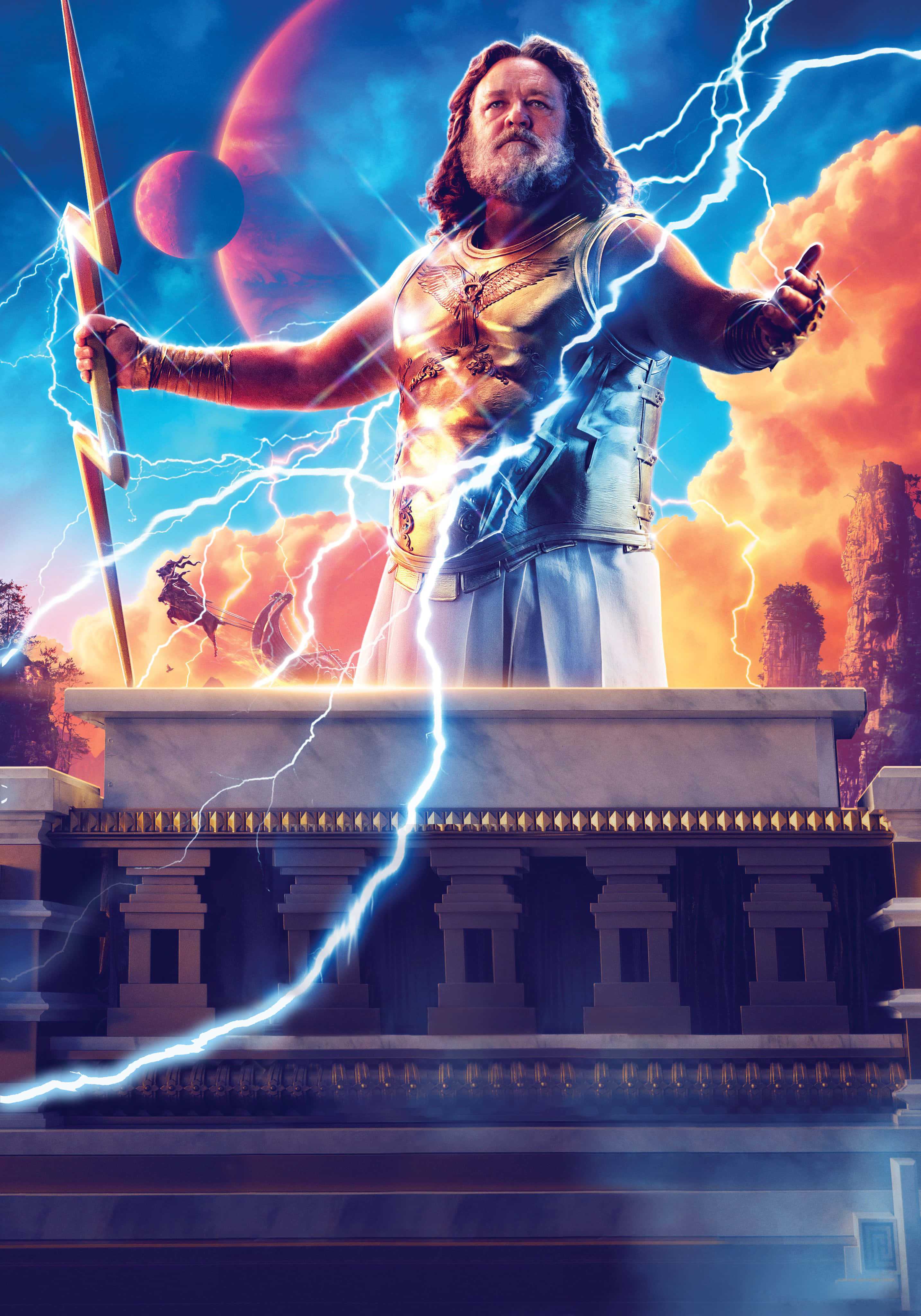 Zeus, ang Diyos ng Kidlat, na Naghahari sa mga Langit Wallpaper