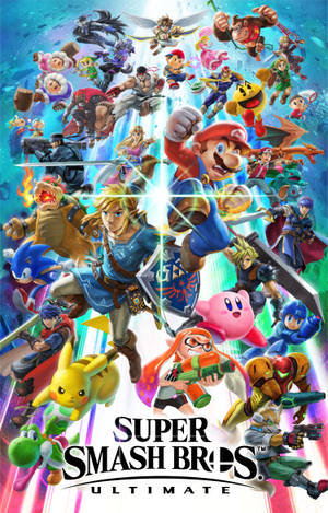 3D Smash Bros Ultimate phone wallpaper — Lenovo Legion Y700 (Gen 5) Wallpaper