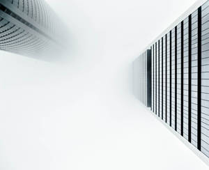 4k Puting Dalawang Skyscraper