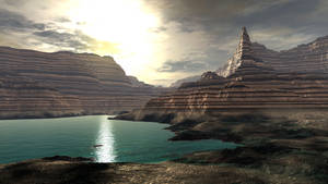 8k 7680x4320 Ultra Hd Resolution Desktop Canyon