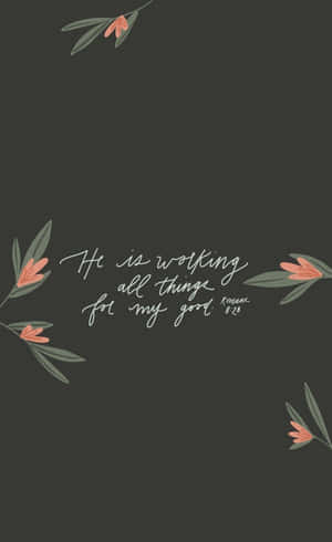Bible Verse Phone — Infinix Xpad 20 Wallpaper