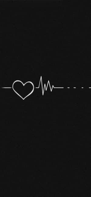 Black Heart background — OnePlus Wallpaper