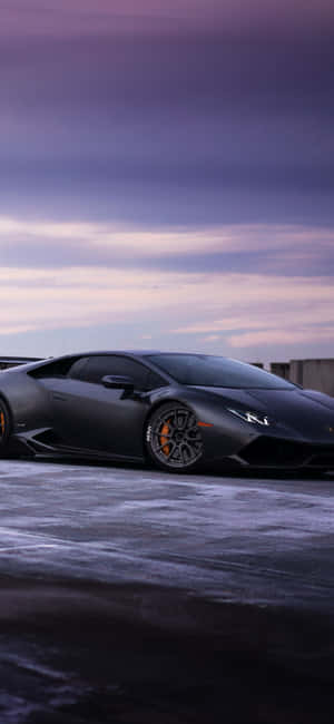 Black Lamborghini Iphone — iPhone 16 Pro Max Wallpaper