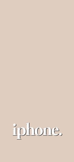 Tan — iPhone 13 Mini Wallpaper