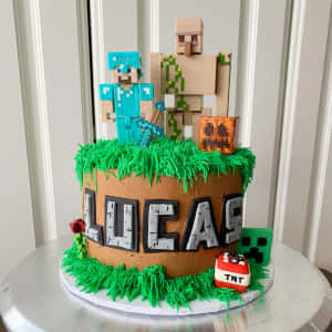 Minecraft Cakes Pictures — iPad 10th Generation Wallpaper