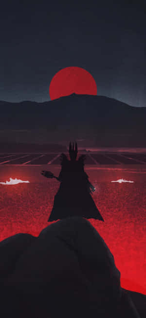 Minimalist Lord Of The Rings — Galaxy S25 Wallpaper