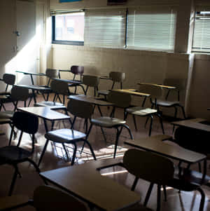 Tunay na Background ng Silid-Aralan — iPad 9th Generation Wallpaper