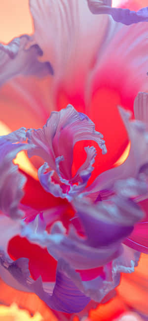 Mga Larawan ng Lilang Bulaklak — Galaxy S25 Edge Wallpaper