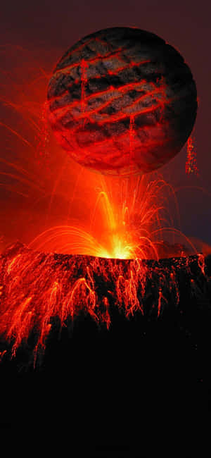 lava Background — iPhone 17 Pro Wallpaper