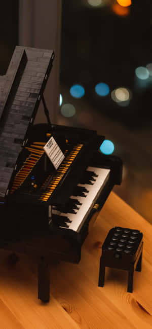 Piano Background — iPhone 15 Wallpaper
