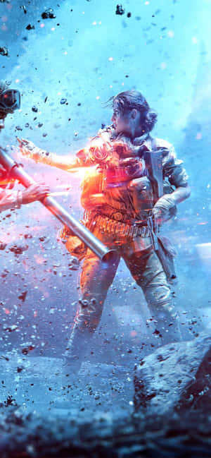 Hd Battlefield V Background — iPhone 16e Wallpaper