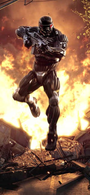 Iphone Xs Max Crysis Warhead Background — iPhone 17 Pro Wallpaper