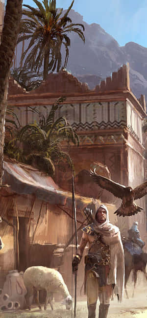 Iphone X Assassin's Creed Origins Background — Pixel 8 Wallpaper
