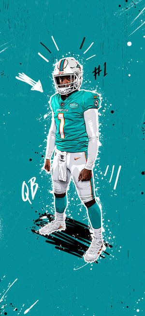 Miami Dolphins Iphone — Galaxy A54 Wallpaper