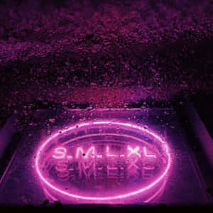 Purple Neon Background — iPad 10th Generation Wallpaper