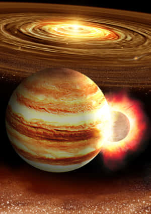 Mga larawan ng Jupiter — Vivo Pad5 Wallpaper
