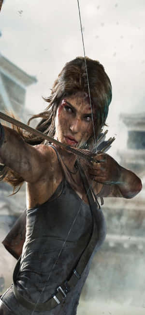 Iphone Xs Max Rise Of The Tomb Raider Background — Galaxy A56 Wallpaper