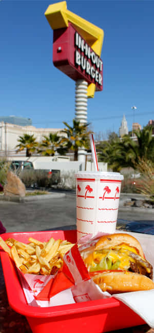 In N Out — 1284x2778 Wallpaper