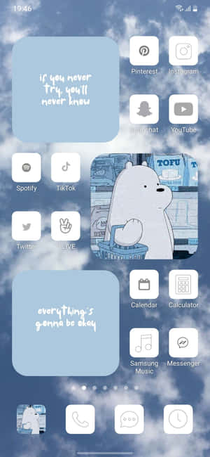 Aesthetic Widgets Pictures — Galaxy S25 Ultra Wallpaper
