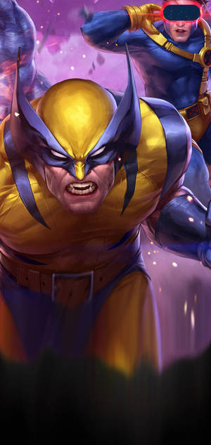 Galaxy S10 Plus Wolverine and Cyclops wallpaper — iPhone 15 Pro Wallpaper