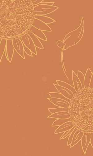 Aesthetic Sunflower Background — Infinix Xpad 20 Pro Wallpaper