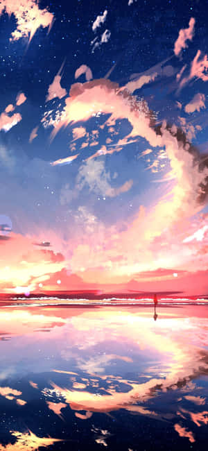 Anime Sunset Iphone — Pixel 11 Pro Wallpaper