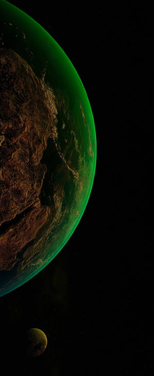 Iphone Xs Planeta — Galaxy Z Fold 6 Wallpaper
