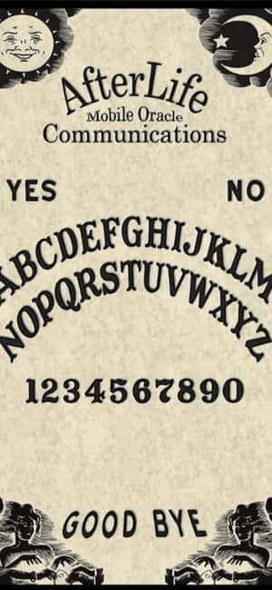 Isang lumang Ouija Board sa isang mistikong kahoy na ibabaw. — Galaxy S25 Ultra Wallpaper