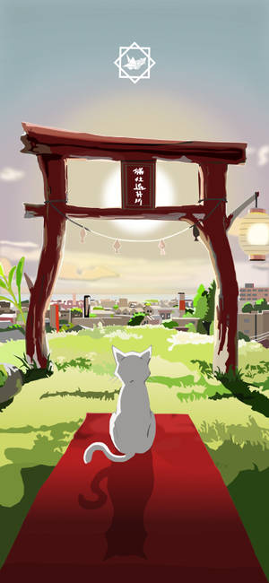 A Whisker Away Torii Gate wallpaper — 1320x2868 Wallpaper