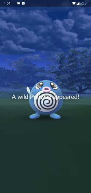 Isang Wild Na Poliwag Ay Nagpakita — iPhone 14 Pro Wallpaper