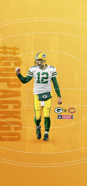 Aaron Rodgers NFL 2019 Poster wallpaper — iPhone 14 Plus Wallpaper