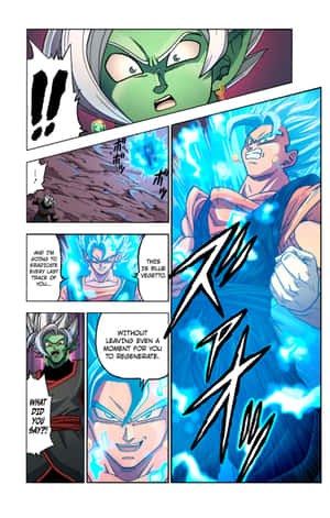 Mga sandaling puno ng aksyon sa hit na Dragon Ball Super Manga! — Vivo Pad SE Wallpaper