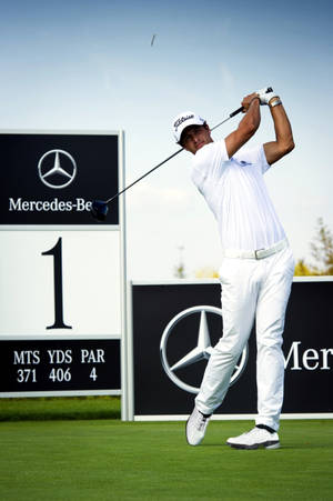 Adam Scott Mercedes Benz Number 1 — Huawei MatePad Pro Max Wallpaper
