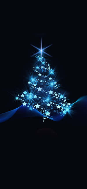 Blue Christmas — iPhone 16 Pro Wallpaper