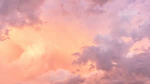 Aesthetic Cloudscape: Isang Symphony ng Katahimikan — Aestetik na ulap Wallpaper