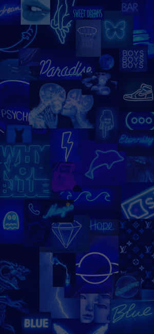 Aesthetic Blue pictures — iPhone 15 Pro Wallpaper