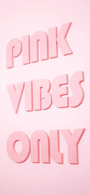 Aesthetic Girly Pink Vibes Only — iPhone 16e Wallpaper