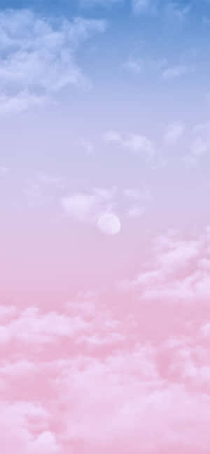 Aesthetic Home Screen Blue Pink Sky — Pixel 8 Wallpaper
