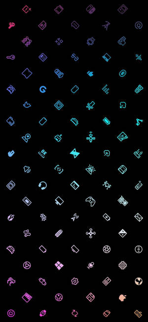 Aesthetic Icons Gaming Logo HD — Pixel 10 Pro Wallpaper