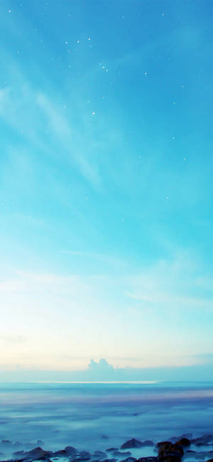 Aesthetic na Asul na Langit Para sa iPhone Wallpaper — Galaxy S25 Edge Wallpaper