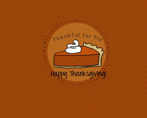 Aesthetic na Pumpkin Pie para sa Thanksgiving — Autumn Wallpaper