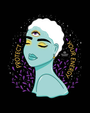 Wallpaper ng Aesthetic ng Bruha na Ikatlong Mata — Witchy aesthetic GIF Wallpaper