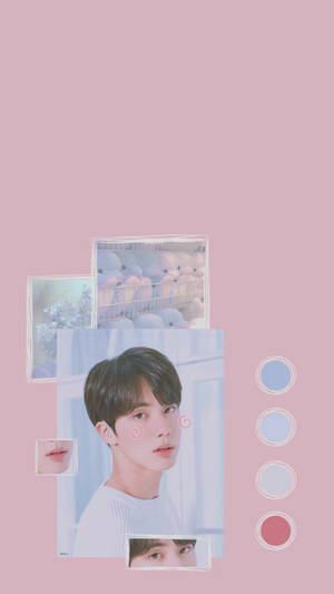 Aesthetic ni Jin ng BTS sa Pink