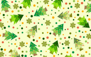 Wallpaper ng aesthetic pattern ng Christmas tree — Cute Aesthetic Christmas Wallpaper