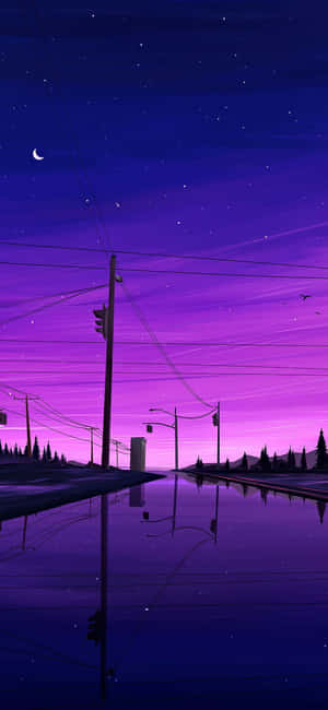 Aesthetic Purple Pictures — iPhone 13 Mini Wallpaper
