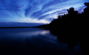 Sunset Aesthetic Dark Blue HD — Aesthetic Dark Blue Wallpaper
