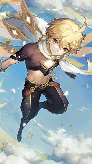Aether Lumilipad Genshin Impact Telepono