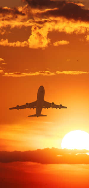 Android Plane Background — Vivo T5x Wallpaper